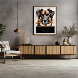 Honden houden van Poster