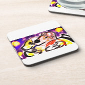 Honden houden van 's nachts bier onderzetter (Linkerzijde)