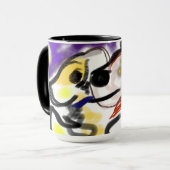 Honden houden van 's nachts mok (Voorkant links)