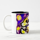 Honden houden van 's nachts tweekleurige koffiemok (Links)