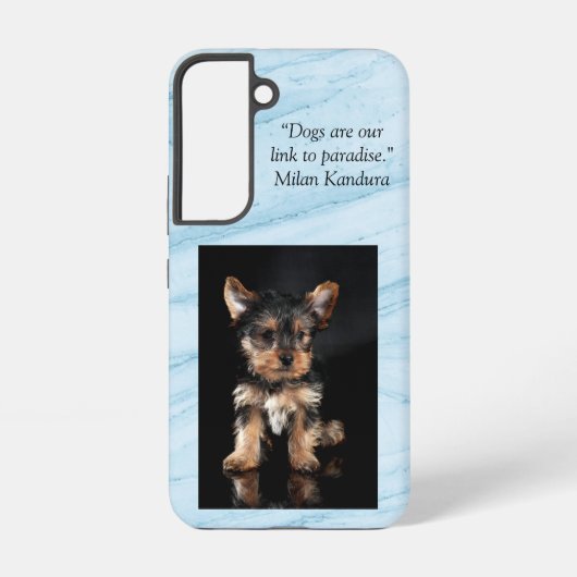 honden houden verband met de paradijs marmer backg samsung galaxy hoesje (Achterkant)