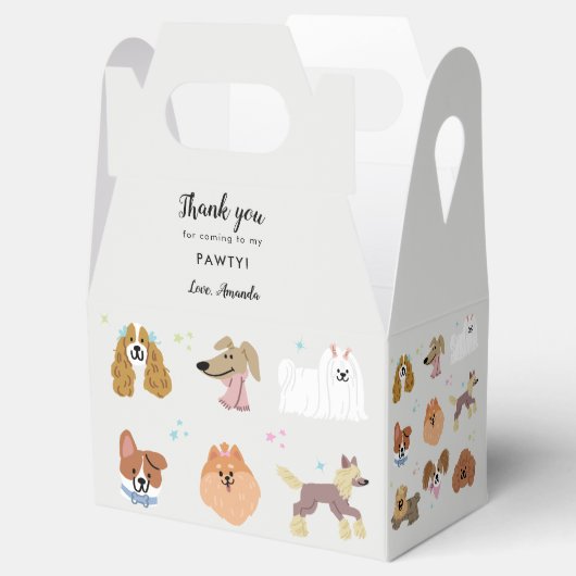 Honden Huisdieren Kinderen Verjaardagsfeest Bedankdoosjes (Geopend)