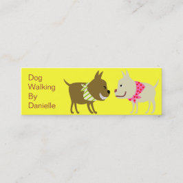 Honden in Bandana- Pet Care Business Mini Visitekaartje