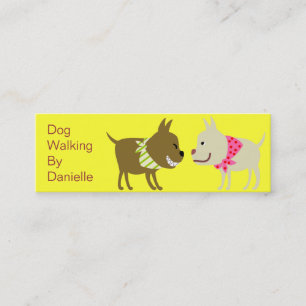Honden in Bandana- Pet Care Business Mini Visitekaartje