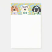 Honden in bril notities post-it® notes (Voorkant)