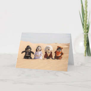 Honden in Costumes Card Kaart
