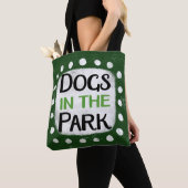 Honden in de Canvas tas (Dichtbij)