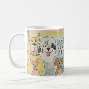 Honden in de hemel koffiemok