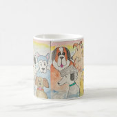 Honden in de hemel koffiemok (Center)