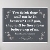 Honden in de hemel - kunstdrukken poster (Voorkant)