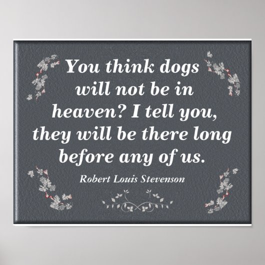 Honden in de hemel - kunstdrukken poster (Voorkant)