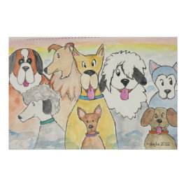 Honden in de Hemel Perfect Poster