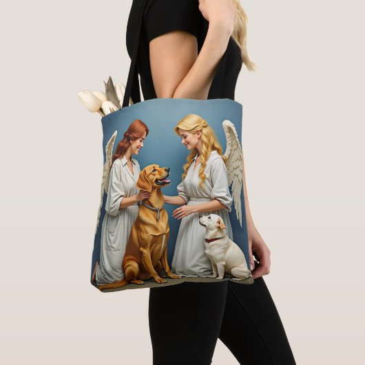 Honden in de hemel tote bag (Dichtbij)