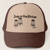 Honden in de Keuken Trucker Hoed Trucker Pet (Voorkant)