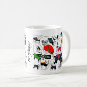 honden in de mok van jassen (Voorkant rechts)