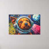 HONDEN IN DE RUIMTE-16 CANVAS AFDRUK (Voorkant)
