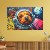 HONDEN IN DE RUIMTE-16 CANVAS AFDRUK (Insitu (Woonkamer))