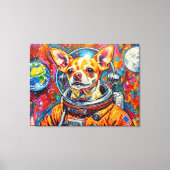 HONDEN IN DE RUIMTE-CHIHUAHUA 10 CANVAS AFDRUK (Voorkant)