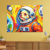 HONDEN IN DE RUIMTE-CHIHUAHUA 2 CANVAS AFDRUK (Insitu (Woonkamer))