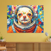 HONDEN IN DE RUIMTE-CHIHUAHUA 3 CANVAS AFDRUK (Insitu (Woonkamer))