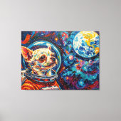 HONDEN IN DE RUIMTE-CHIHUAHUA 7 CANVAS AFDRUK (Voorkant)