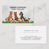 Honden in de tuin visitekaartje (Voorkant / Achterkant)