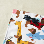 Honden in Disguise Halloween Costume Dachshunds Strandlaken (In situ)