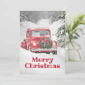 Honden in een vrachtwagen kaart (Staand voorkant)