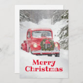 Honden in een vrachtwagen kaart (Voorkant / Achterkant)