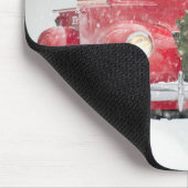 Honden in een vrachtwagen muismat (Hoek)