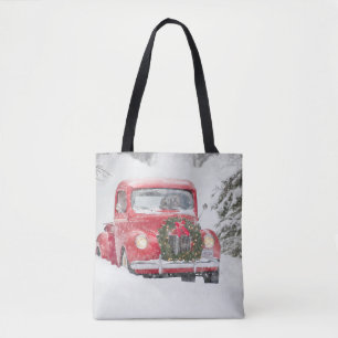 Honden in een vrachtwagen tote bag