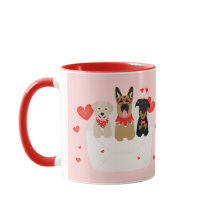 Honden in envelope Love