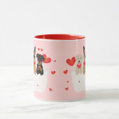 Honden in envelope Love Mok (Midden)
