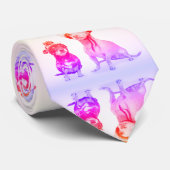 Honden in glazen stropdas (Opgerold)