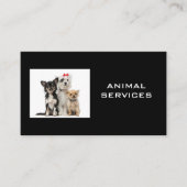 Honden in groep visitekaartje (Voorkant)