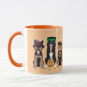 Honden in Halloween Costumes Mok