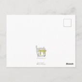 Honden in Halloween kostuums briefkaart (Achterkant)