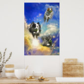 HONDEN IN HEAVEN "BALL PATROL" POSTER (Keuken)