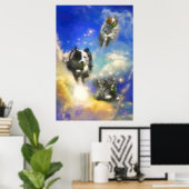 HONDEN IN HEAVEN "BALL PATROL" POSTER (Thuiskantoor)