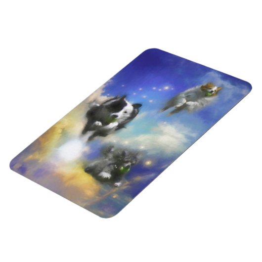 HONDEN IN HEAVEN BALL PATROL RAINBOW BRIDGE MAGNEET (Linkerzijde)