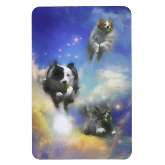 HONDEN IN HEAVEN BALL PATROL RAINBOW BRIDGE MAGNEET (Verticaal)