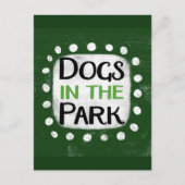 Honden in het Briefkaart (Voorkant)