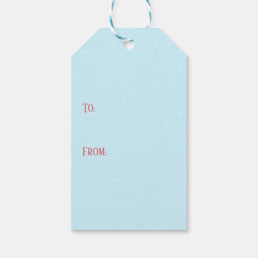 Honden in heteluchtballon cadeaulabel (Achterkant)