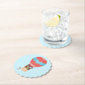 Honden in heteluchtballon kartonnen onderzetters (Insitu)