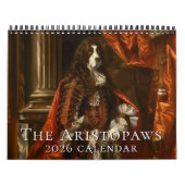 Honden in historische kostuums 2026 Muurkalender Kalender (Hoes)