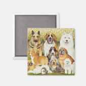 Honden in mei magneet (Voorkant / Achterkant)
