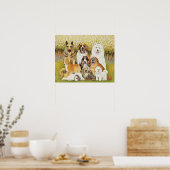 Honden in mei poster (Keuken)