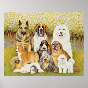 Honden in mei poster