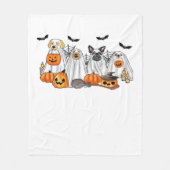 Honden in spookkostuums Halloween Classic T-Shirt Fleece Deken (Voorkant)