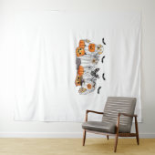 Honden in spookkostuums Halloween Classic T-Shirt Wandkleed (In Situ (horizontaal))